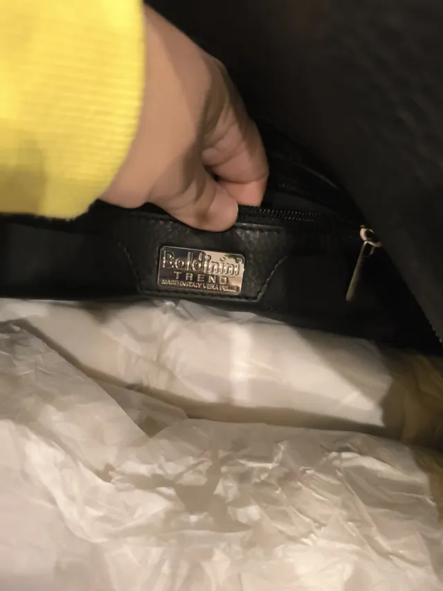 Bolso Piel Negro y marrón Baldinini