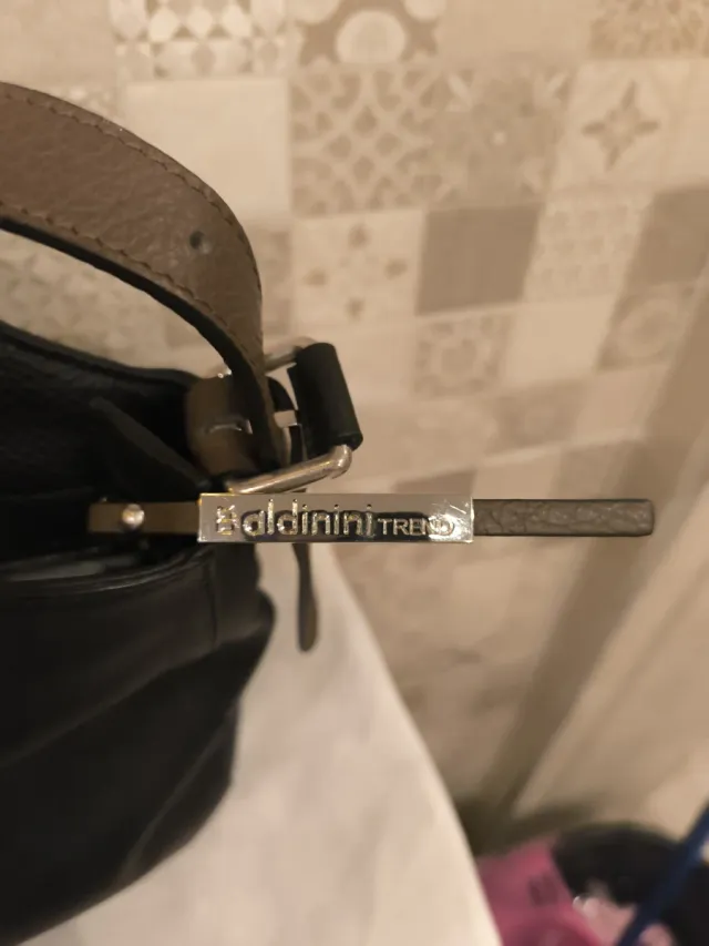 Bolso Piel Negro y marrón Baldinini