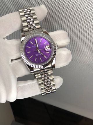 Reloj seiko Mod date Purple