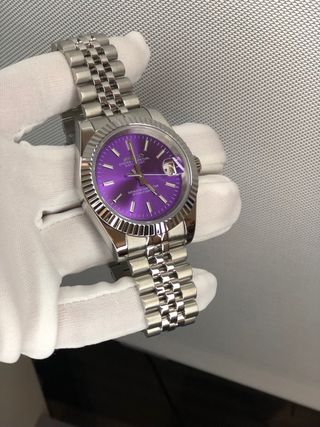 Reloj seiko Mod date Purple