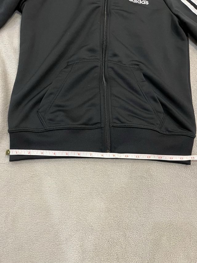 Chaqueta Adidas Negra con Rayas Blancas