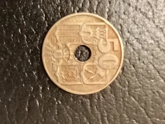 Lote 10 Monedas Pesetas Franco