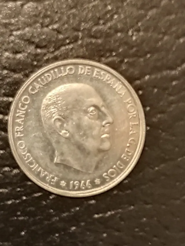 Lote 10 Monedas Pesetas Franco