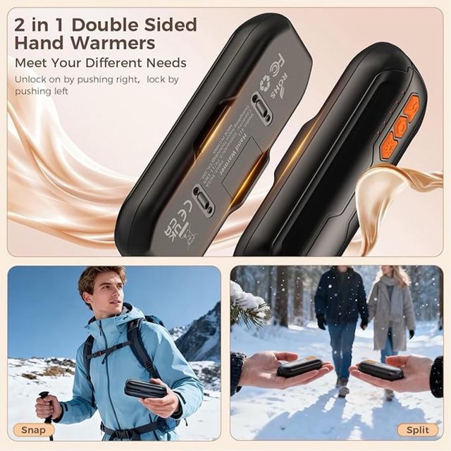 2 Calentadores de Manos Recargables