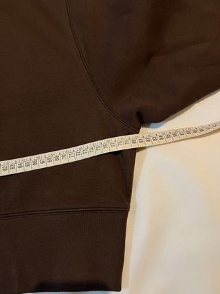 Nike Sudadera Marrón Chocolate Cropped XL