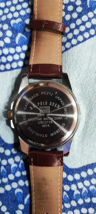 Reloj Polo Marrón y Dorado