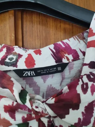 Falda midi estampada