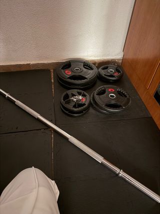 Barra Gorila 120cm + Discos