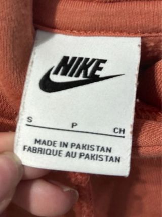 Sudadera Nike color coral Talla S