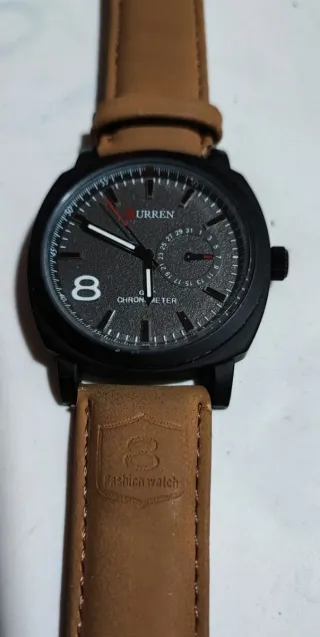 Reloj Curren Esport Negro y Marrón