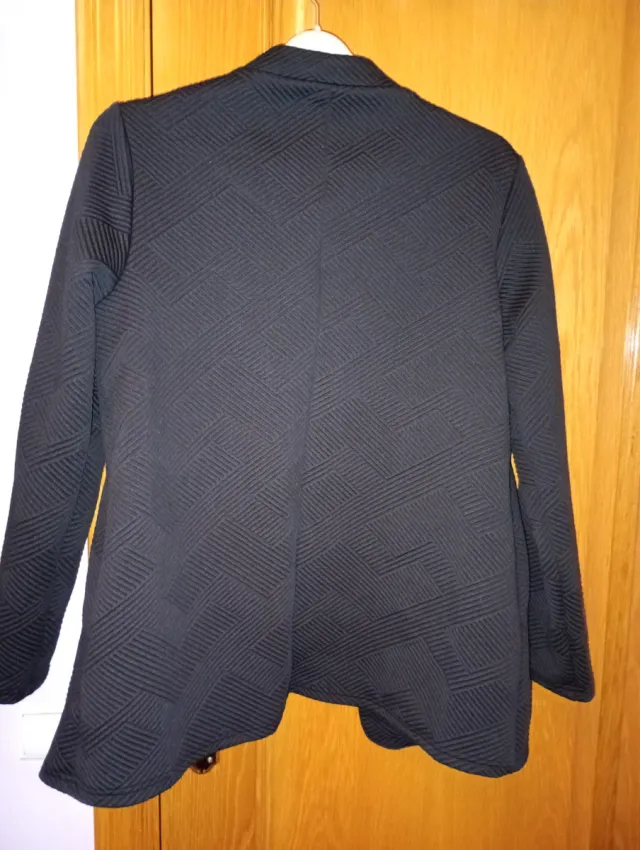 Chaqueta negra mujer vestir