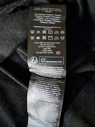 Sudadera mujer negra con estampado ONLY