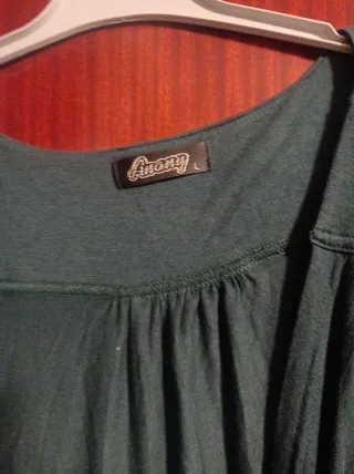 Vestido corto invierno mujer verde