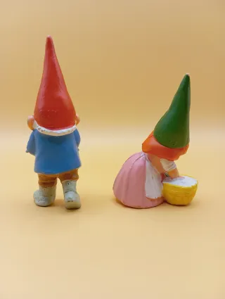 David lo gnomo e Lisa, personaggi vintage