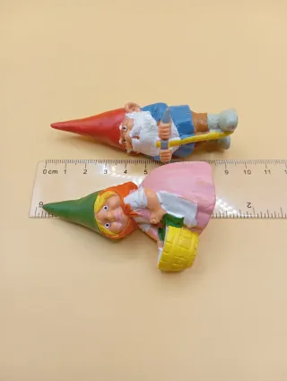 David lo gnomo e Lisa, personaggi vintage