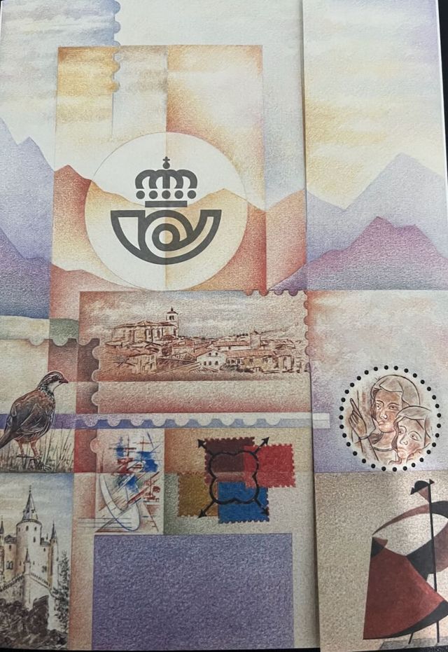 Carpeta Sellos Puentes Ibéricos España-Portugal