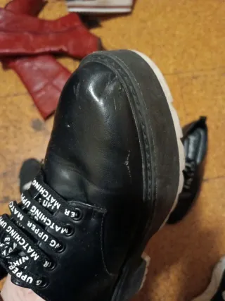 Zapatos Stradivarius plataforma negros