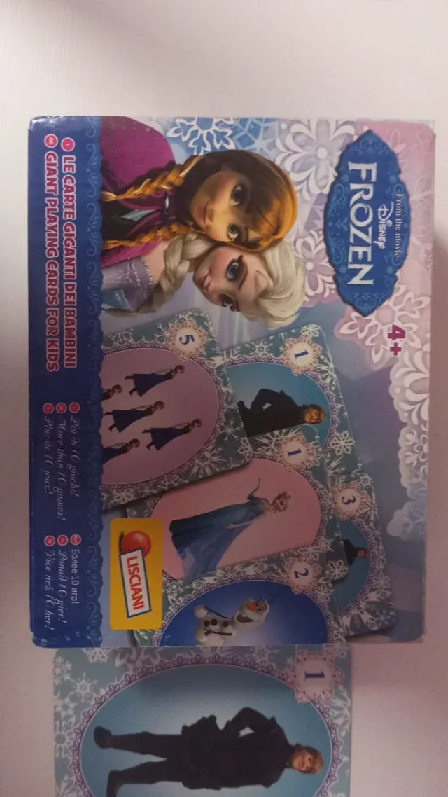 Juego de cartas Frozen Lisciani