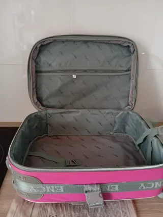 Maleta de cabina ENCY fucsia