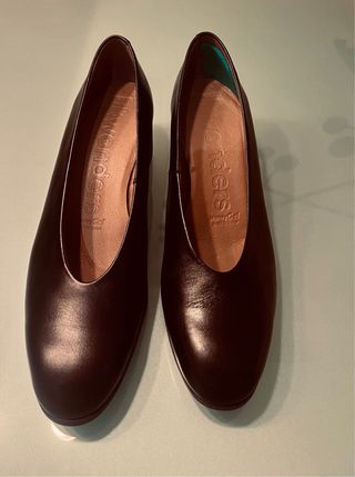 Zapatos salón Wonders Talla 42 , negro .