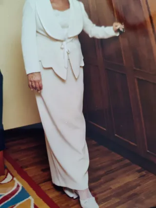 Traje de Novia 3 Piezas Talla 46