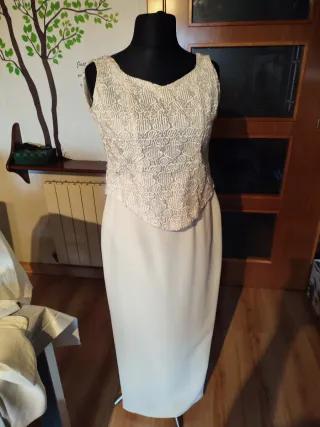 Traje de Novia 3 Piezas Talla 46