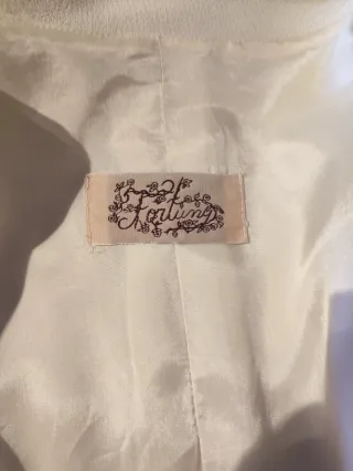 Traje de Novia 3 Piezas Talla 46