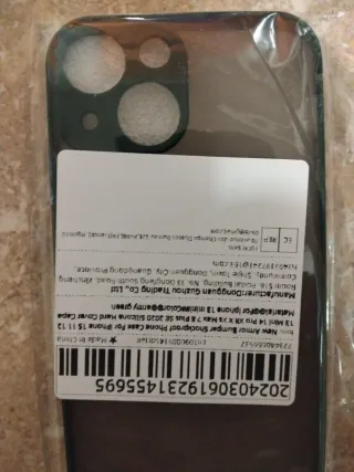 Custodia iPhone 13 mini verde militare