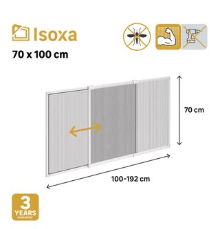 Mosquitera extensible aluminio Leroy Merlín