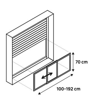 Mosquitera extensible aluminio Leroy Merlín