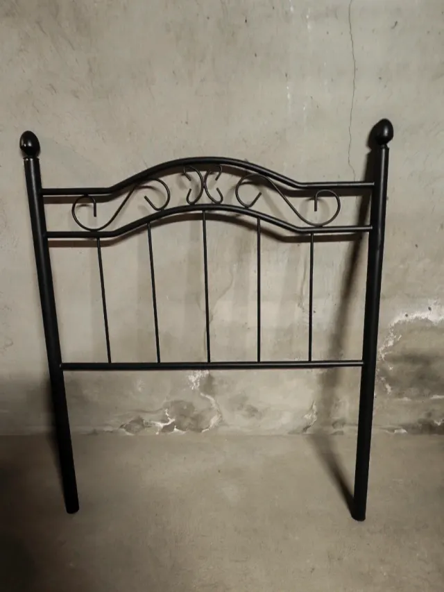 Cabezal de forja negro 90 cm