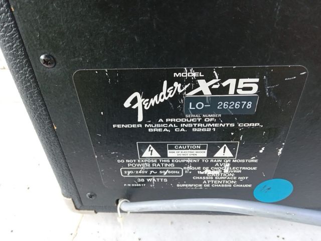 Amplificador Fender X-15 Guitarra