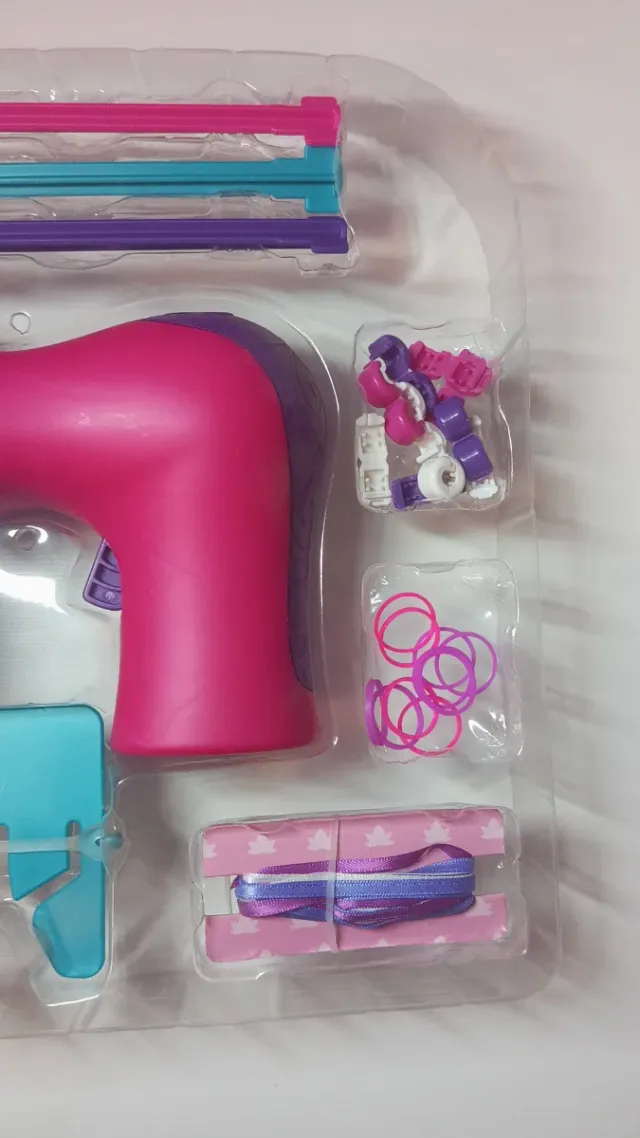 Trenza pelo automático con abalorios