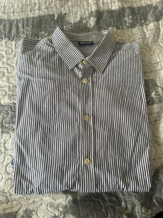 Camicia uomo Just Cavalli righe blu/bianco