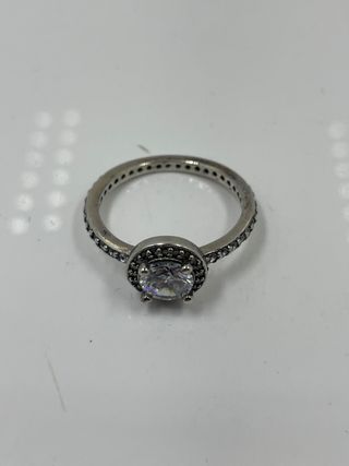 Anillo plata con circonita