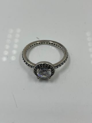 Anillo plata con circonita