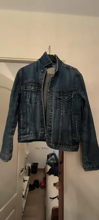 Chaqueta tejana Denim VINTAGE Talla S viene grande