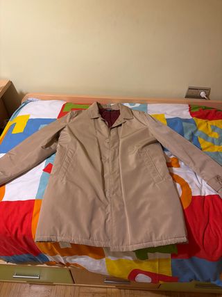 Gabardina Solera marrón claro talla L