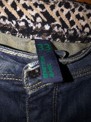 Pantalón vaquero Benetton Talla XXXL