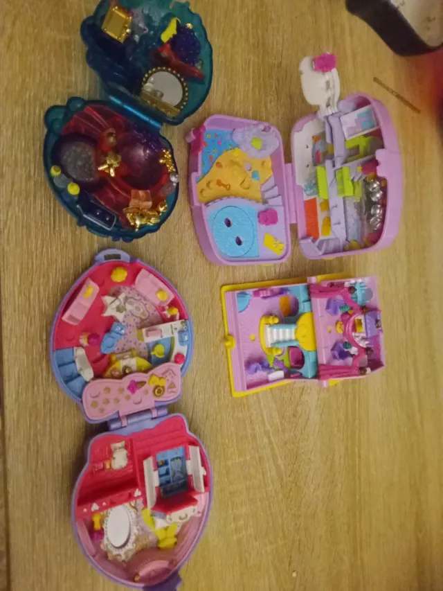Lote de 4 Polly Pocket vintage