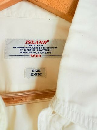 Camicia bianca uomo 100% cotone