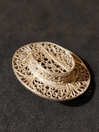 Broche de Plata en filigrana