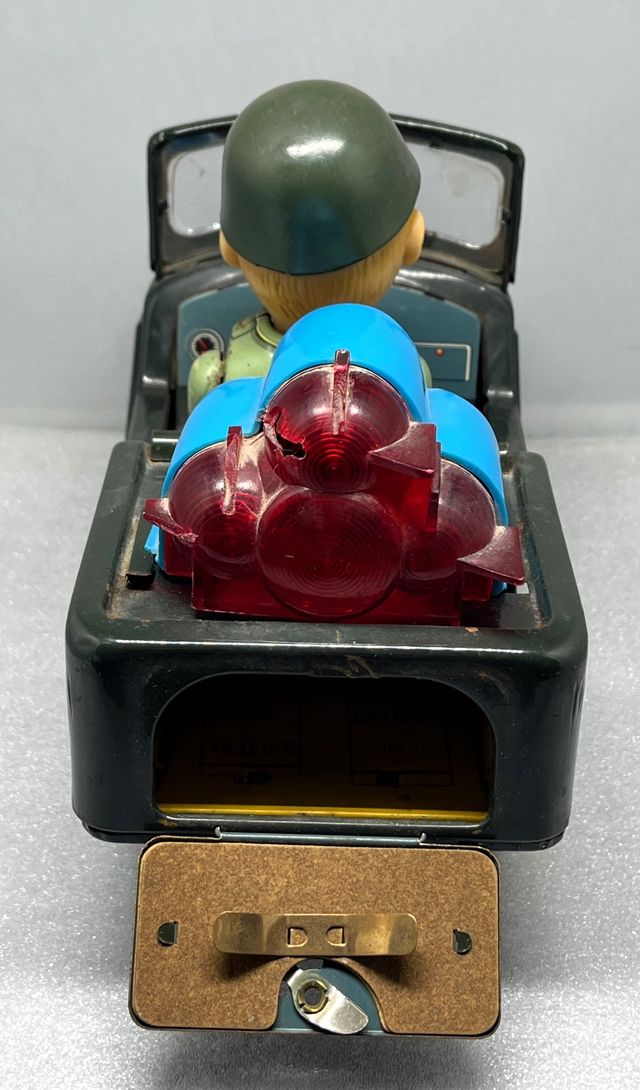 US ARMY ROCKET JEEP, MASUDAYA, JAPON 60'S, ANTIGUO