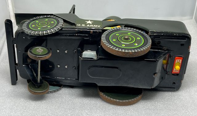 US ARMY ROCKET JEEP, MASUDAYA, JAPON 60'S, ANTIGUO