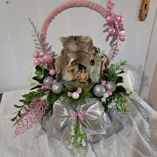 Centrotavola Natale Sacra Famiglia