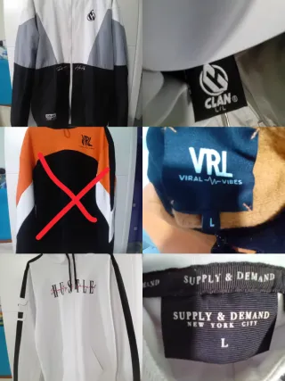 Lote Ropa Hombre: Hollister, NBA, Mitchell & Ness