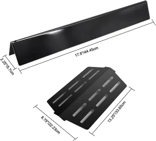 Barras calor e riflettore per barbecue