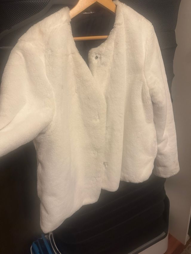 Chaqueta reversible blanca