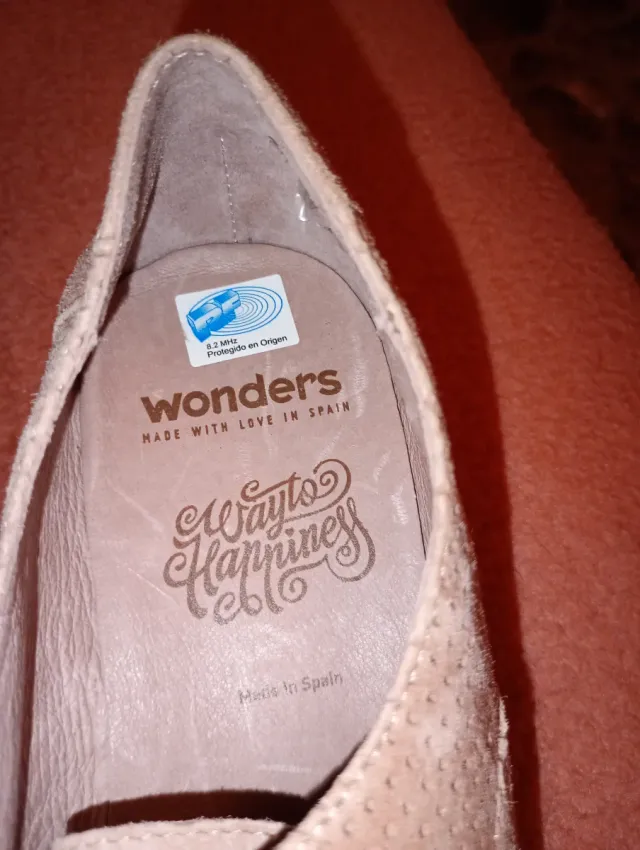 Zapatos Wonders rosa palo Mujer