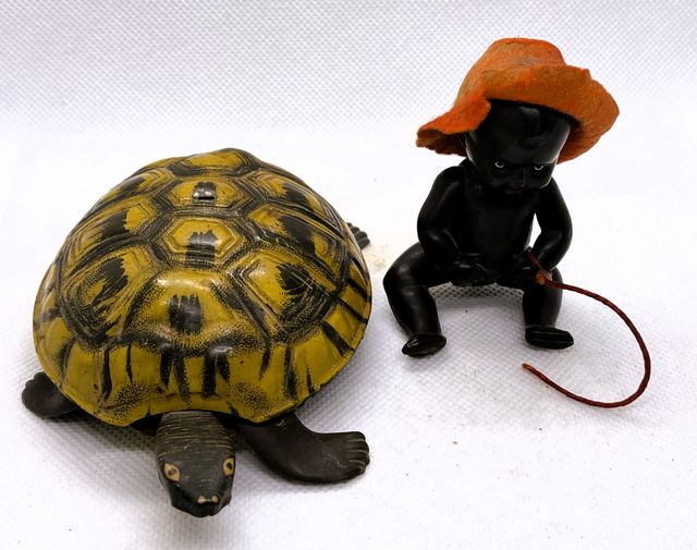 Juguete Antiguo LEHMANN, SUSI WITH BLACK BOY, RARO